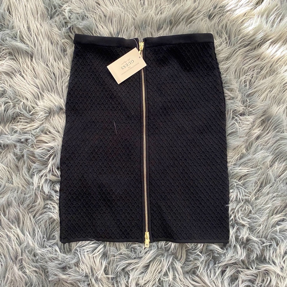Guess Tight Pencil Skirt Black Size Small